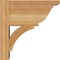 Ekena Millwork Thorton Traditional Rough Sawn Outlooker, Western Red Cedar, 8"W x 14"D x 14"H OUT08X14X14THR01RWR - alternate 2
